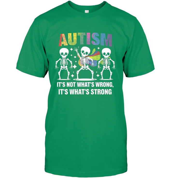 Autism Celebration Skeletons Graphic T-Shirts