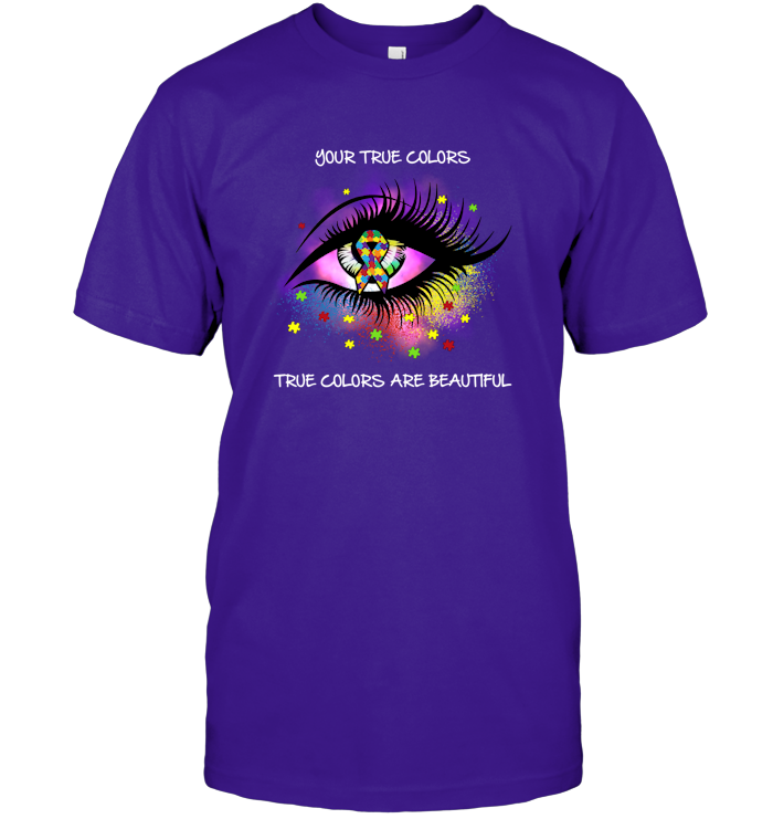 Colorful Autism Awareness Eye Design T-Shirts