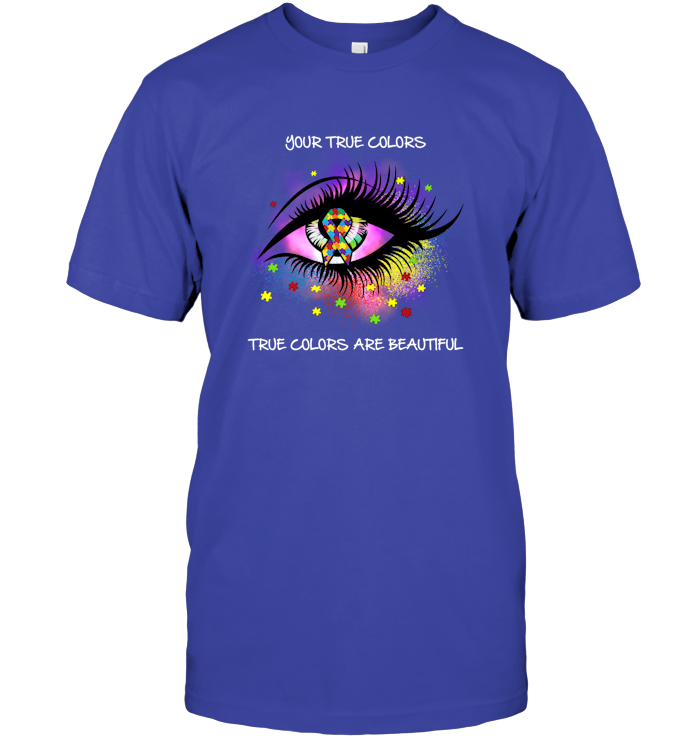 Colorful Autism Awareness Eye Design T-Shirts