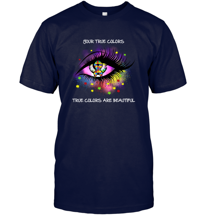 Colorful Autism Awareness Eye Design T-Shirts