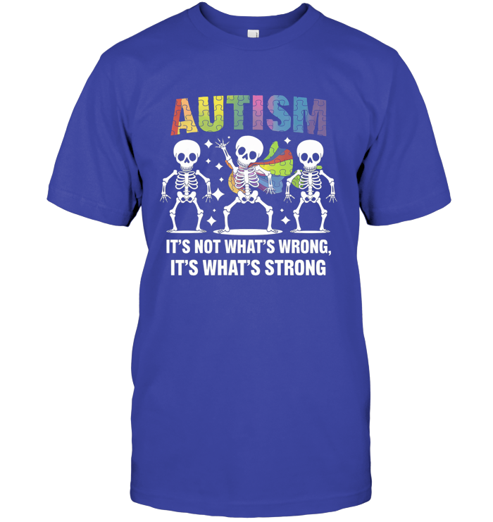 Autism Celebration Skeletons Graphic T-Shirts