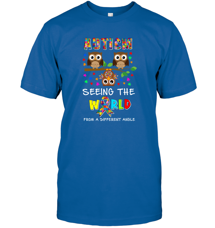 Autism Owls and Puzzle Pieces World T-Shirts