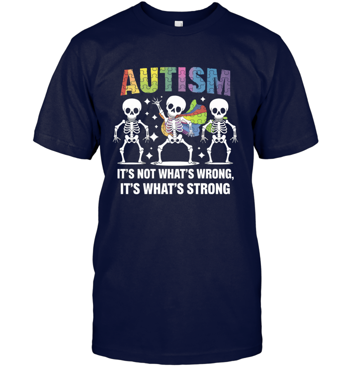 Autism Celebration Skeletons Graphic T-Shirts