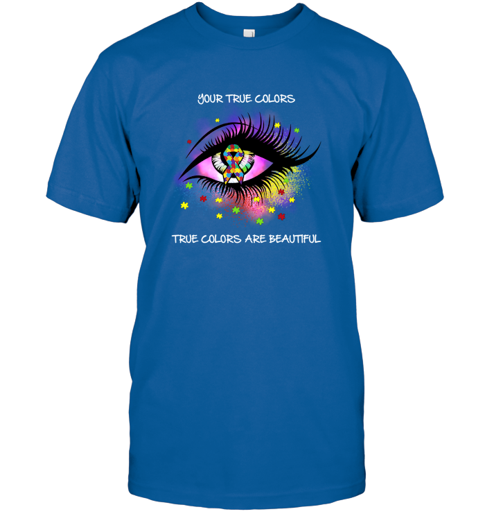 Colorful Autism Awareness Eye Design T-Shirts